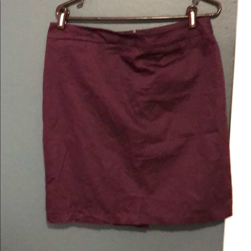 Maroon skirt